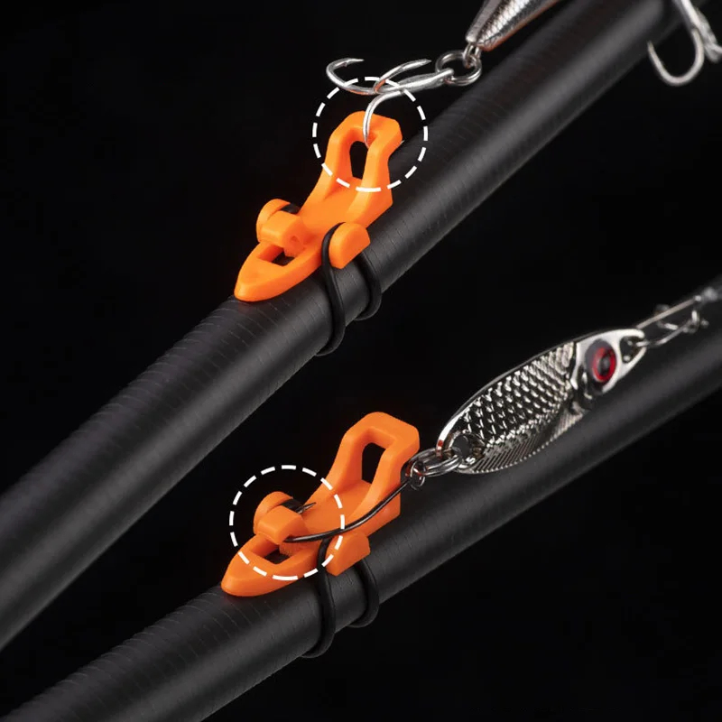 Fishing Rod Travel - 10-40SET Vishaak Keeper Lokken Aas Houder