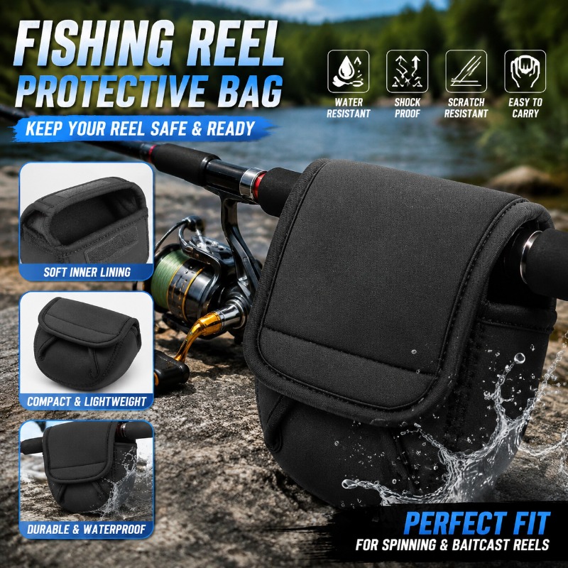 Fishing Rod Combo - Beschermhoes voor vismolens, draagtas voor molens,