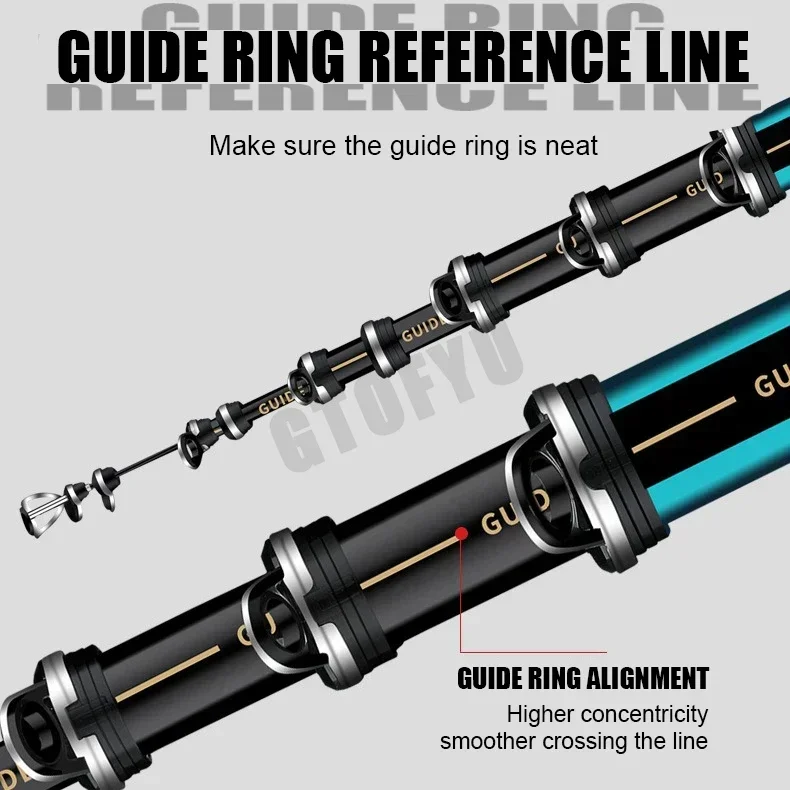 2.7 m-7.2 m Hengels Hoge 60 T  - Fishing Rod Surf recensie en prijs