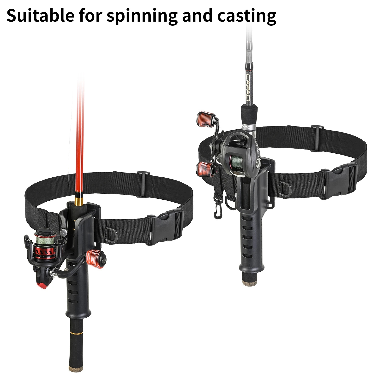 Hangende visheupriem Hengelhou - Fishing Rod Spinning recensie en prijs