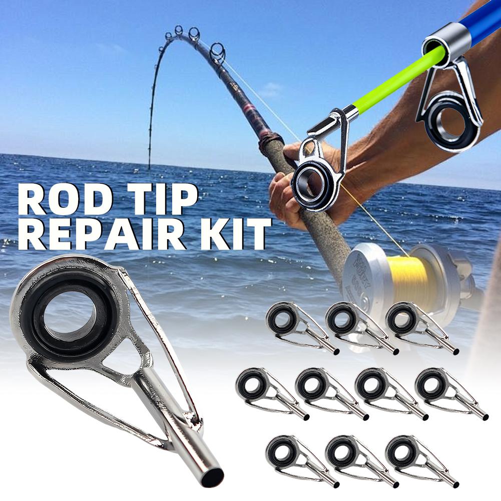 Hengeltop Reparatieset 10 stuk - Fishing Rod Building Kit recensie en prijs