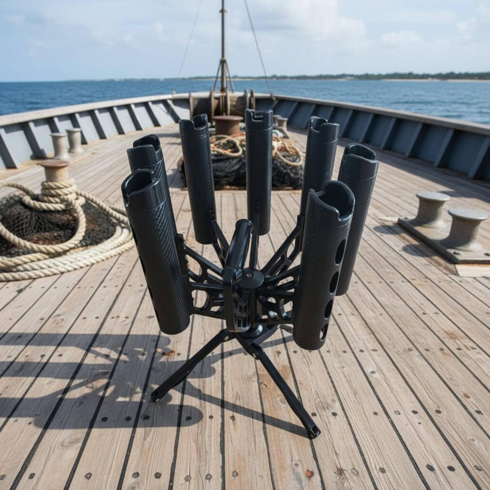 360 graden draaibare hengelste - Fishing Rod Rack recensie en prijs