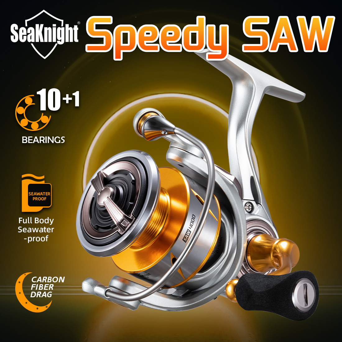 SeaKnight Merk Speedy SAW Zout - Kastking Reel Zephyr recensie en prijs