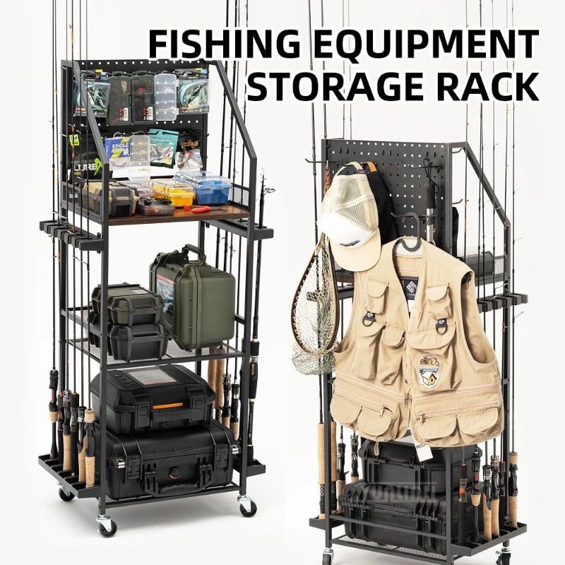 Visuitrusting-opbergrek, henge - Fishing Rod Combo recensie en prijs
