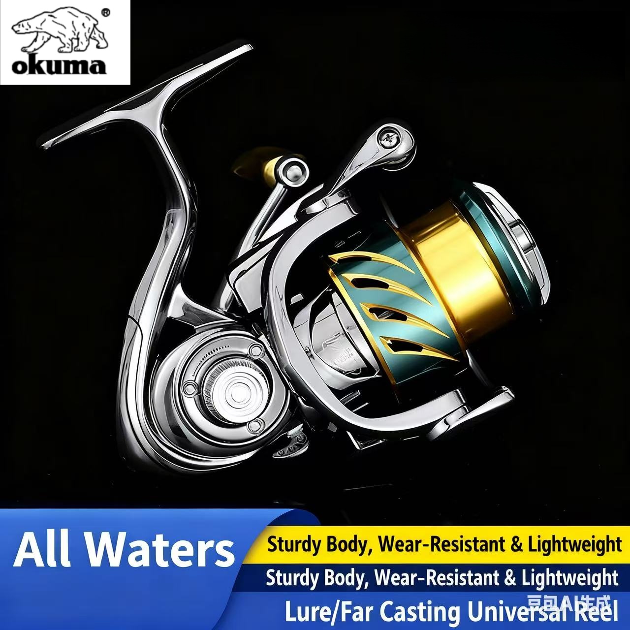 Okuma Visgerei Spinning Reel U - Kastking Reel Zephyr recensie en prijs