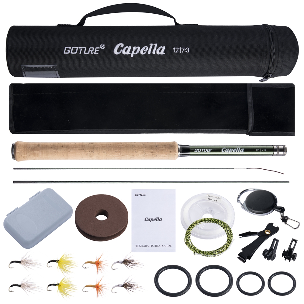 Goture Tenkara Fly Hengel Comb - Fishing Rod Combo recensie en prijs