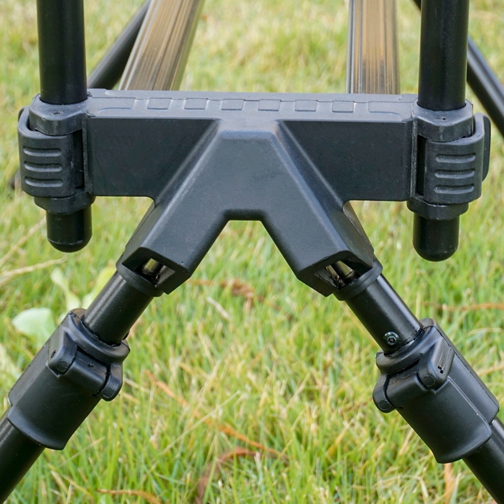 Draagbare aluminium karperheng - Fishing Rod Rack recensie en prijs